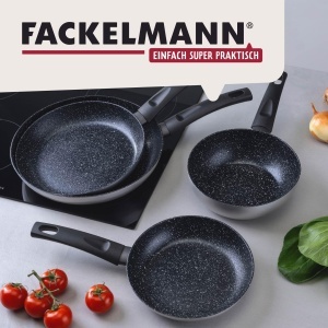 Tigaie Fackelmann Essential Crisp 28 cm Negru Antiaderenta Ceramica - Img 8