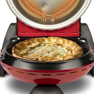 Tigaie G3 Ferrari G10184 pentru Pizzaofen G10177, Metal, Antiadherenta, Neagra - Img 2