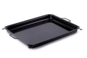 Tigaie grill Hendi Bake-Master 154618 emailata 700x520mm negru - Img 2