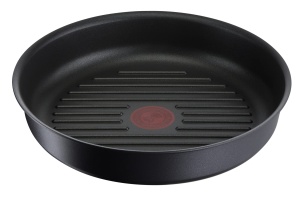 Tigaie grill Tefal Ingenio Eco Resist 26 cm aluminiu turnat negru