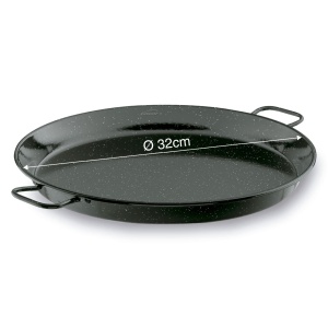 Tigaie Paella Lacor 60182, 32 cm, cu acoperire din otel emailat - Img 2