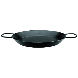 Tigaie pentru Paella Ibili 26 cm, Aluminiu cu Manere Metalice, Antiaderenta