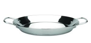 Tigaie pentru Paella Ibili Premier, Inox 34 cm, cu Manere din Inox