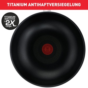 Tigaie Tefal D52619, 28 cm, Antiaderenta, Negru - Img 4