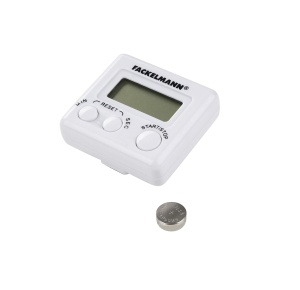 Timer digital Fackelmann 41923 100 minute cu magnet alb - Img 3