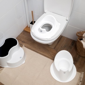 Toaleta pentru copii Rotho Babydesign TOP, alb, din plastic reciclat - Img 4
