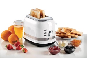 Toaster Ariete 14901 Moderna 800W Alb 6 trepte rumenire functie decongelare - Img 4