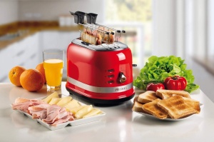 Toaster Ariete Moderna 149, 2 felii, 815 W, 6 braunungsstufen, rosu - Img 3