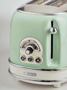 Toaster Ariete Vintage 155, 2 feliute, 810W, Verde - Img 4