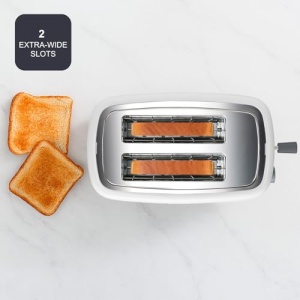 Toaster BLACKDECKER BXTOA820E 820W Alb 7 trepte rumenire functii decongelare si reincalzire - Img 3