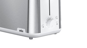Toaster Braun PurShine HT1510 WH, 900W, 8 Rostgrade, Alb - Img 3