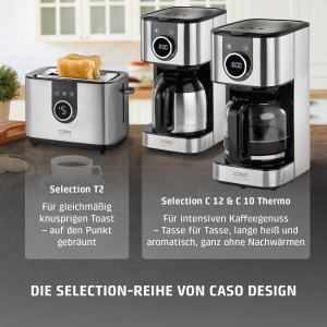 Toaster CASO Selection T2, inox, 7 niveluri rumenire, pentru 2 felii - Img 8