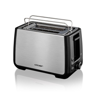 Toaster Cloer 3569 Negru 1000W Functie Check si Design din Inox - Img 2