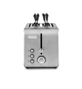 Toaster DeLonghi CTX2203.S, 2 felii, 550W, argintiu - Img 2