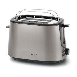 Toaster EMERIO TO-122830.2 cu 2 fante, 1000W, inox