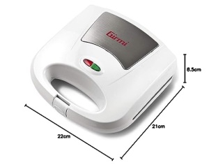 Toaster Girmi TS03 750W Alb Placi antiaderente Indicator temperatura - Img 5