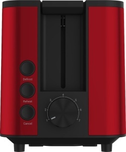 Toaster Grundig TA 8340, 950W, Control Rumenire Variabil, Design Elegant Rosu - Img 3