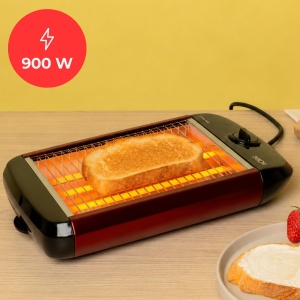 Toaster Horizontal Solac 900 W, 12 Braunungsstufen, Suprafata 24,5 x 18,5 cm - Img 2