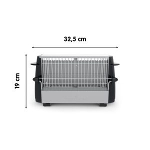 Toaster Moulinex A15453 Negru 2 Suprafete de Toastare - Img 7