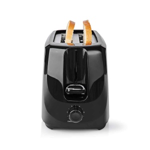 Toaster Nedis KABT150EBK, 700W, 2 fante, 6 niveluri de rumenire, Negru - Img 3