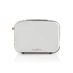 Toaster Nedis KABT510EWT, 2 sloturi, 6 niveluri rumenire, alb - Img 5