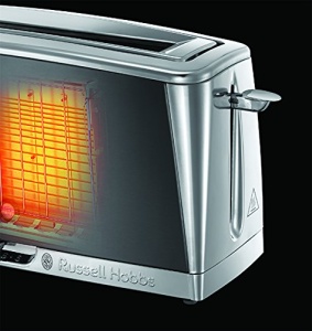 Toaster Russell Hobbs Luna Moonlight, 1420W, Inox, 6 Bratere - Img 8