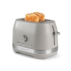 Toaster Salter Rise, 800W, 7 trepte de rumenire, taupe, cu functii de dezghetare si incalzire