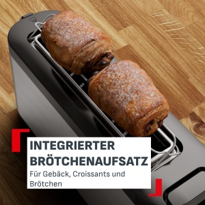 Toaster Tefal Element TL430811, inoxnegru, 4 functii, brat de ridicare - Img 6