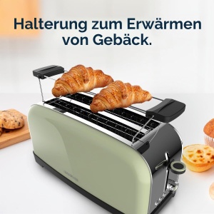 Toaster Vertical Cecotec Toastin Time 1500, 1500W, 3.8 cm, Verde - Img 8