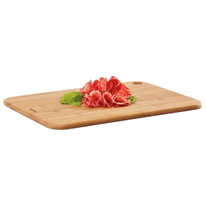 Tocator Metaltex Bambus 35x25x1 cm cu orificiu pentru prindere utilizare dubla - Img 2