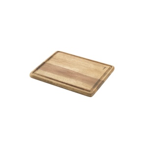 Tocator Metaltex din Lemn de Acacia 24x20 cm cu Sant pentru Sucuri