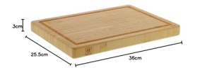 Tocator ZWILLING Bambus 1001391 35x255x3 cm cu Saftrille utilizare dubla - Img 7
