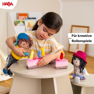 Torta de jucarie HABA Creative Play cu accesoriu, 5 lumanari, pentru copii de la 3 ani - Img 2
