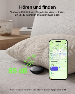 Tracker Bluetooth Belkin SureFind Spot, 4 bucati, compatibil Apple si Google - Img 4