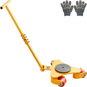 Transportor industrial VEVOR GYW-3T 3 tone roti PU 360deg otel carbon
