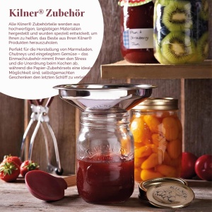Trichter din inox KILNER cu diametru 13 cm, ideal pentru umplerea sticlelor - Img 3