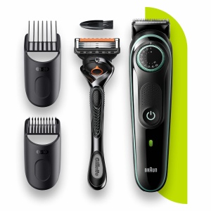 Trimmer barba Braun BT3341 NegruVerde 39 setari lungime lame durabile