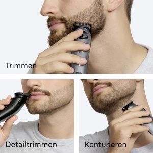 Trimmer barba Braun Series 5 BT5525 Lame ProBlade 40 lungimi 120 min autonomie Gri - Img 5