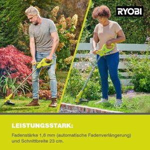 Trimmer de iarba RYOBI RY18LT23A-0, 18 V, 23 cm, design ergonomic - Img 3