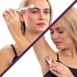 Trimmer facial si corporal WAHL 3 in 1 reincarcabil pentru femei rosu - Img 4