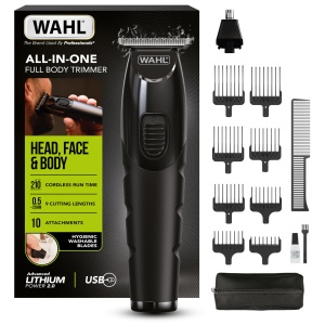 Trimmer multifunctional WAHL All-in-One, acumulator lithium, autonomie 210 min, lungimi taiere 0.5-25 mm