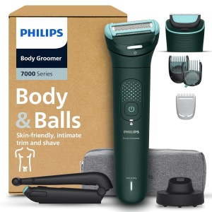 Trimmer pentru barbati Philips Body Groomer 7000 BG748530, 2D Flex, 120 min autonomie
