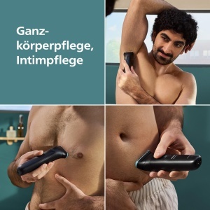 Trimmer pentru barbati Philips Bodygroom Series 5000, 100 duschfest, acumulator 100 min - Img 2