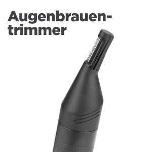 Trimmer pentru nas si urechi Babyliss E652E cu atasament pentru sprancene, 2 lungimi - Img 4