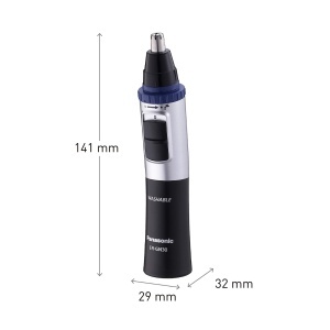 Trimmer pentru nas si urechi Panasonic ER-GN30, 2 lame, hypoalergenic, negru - Img 8