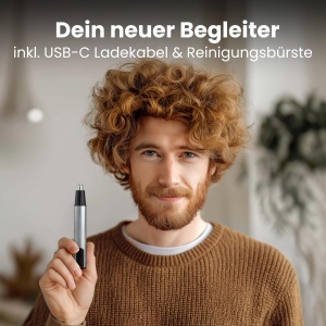 Trimmer pentru nas si urechi ProfiCare PC NE 3144, USB-C, 360 Scherkopf - Img 7
