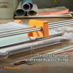 Trimmer rotativ Fiskars ProCision 30,5 cm, autoascutitor, pentru materiale groase - Img 5