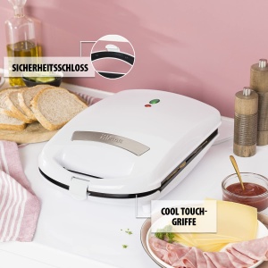 Tristar SA-3065 Sandwich Maker - 4 sandvisuri in acelasi timp - acoperire antiaderenta - Img 6