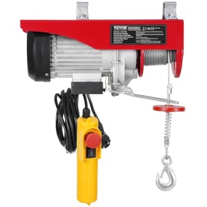 Troliu electric VEVOR PA400 400 kg motor cu telecomanda 42 m inaltime de ridicare 12 m - Img 10