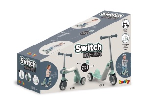 Trotineta cu 3 roti Smoby Little Switch - 2-in-1, inaltime ajustabila, pentru copii 18 luni - Img 6